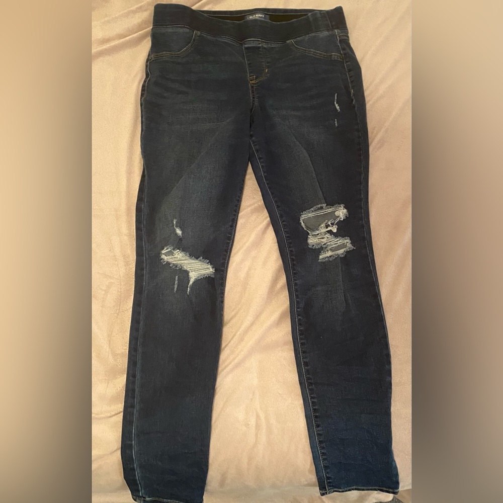 Womens Old Navy Rockstar Mid-Rise Size 12 Jeans